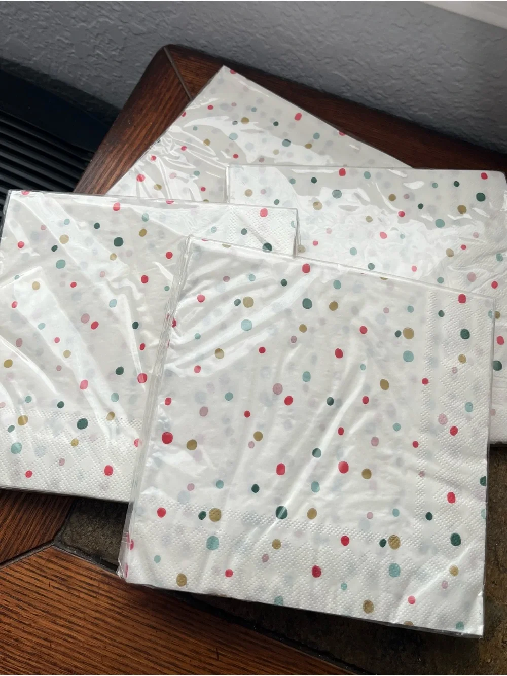 Spritz Multicolor Confetti Dots Napkins